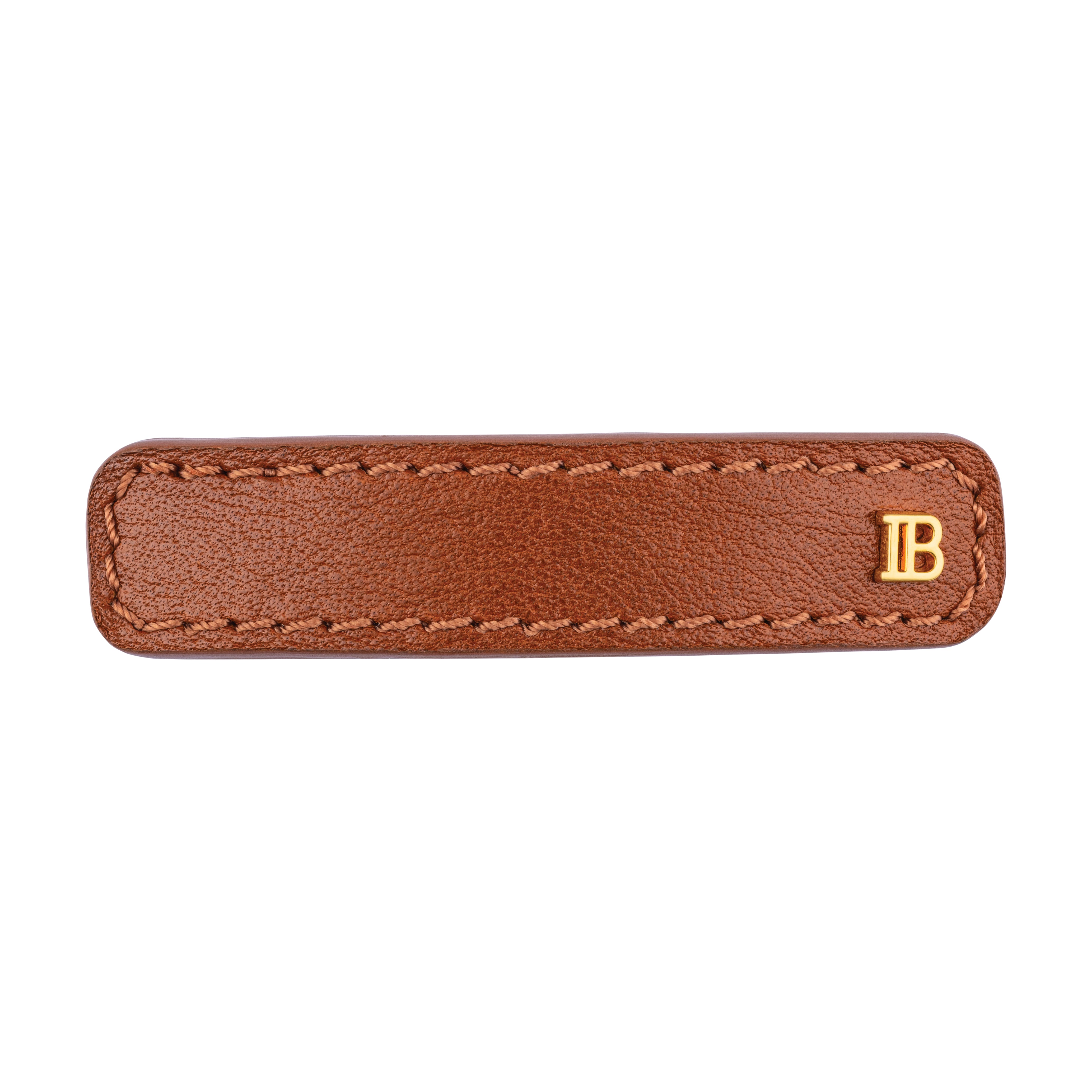 Balmain Riviera Barrette Cognac Medium