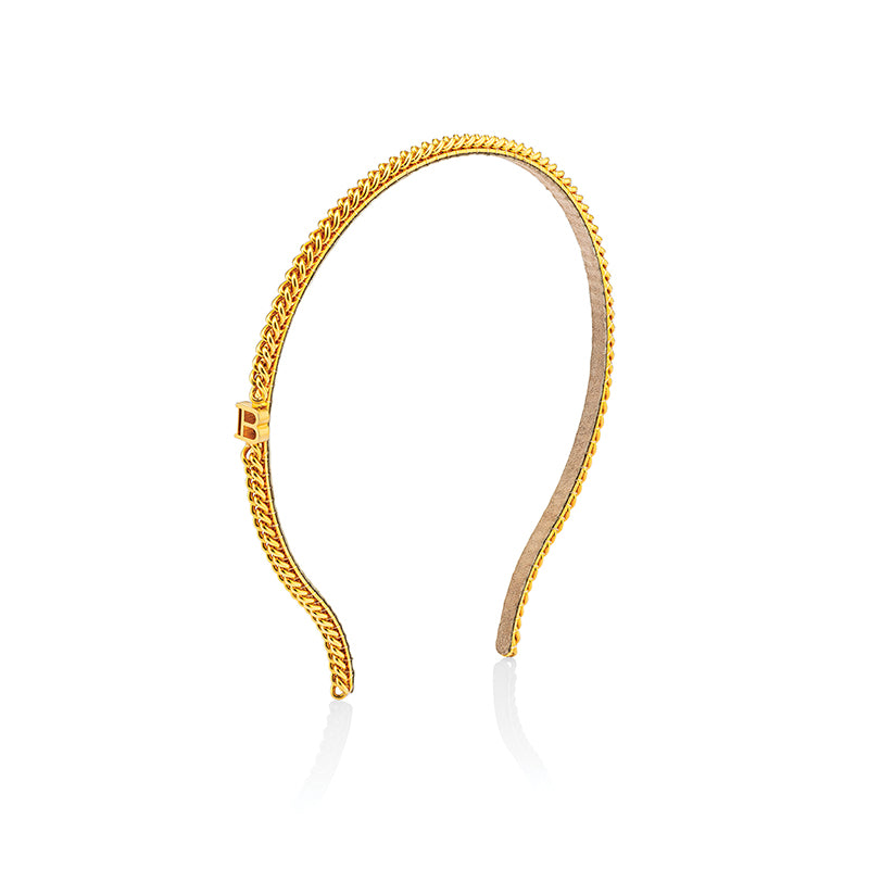 Pont Des Arts Headband Small Gold Chain